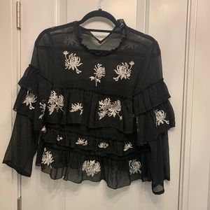 Zara floral top